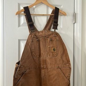 Men’s Tan Carhartt Overalls 36x32
